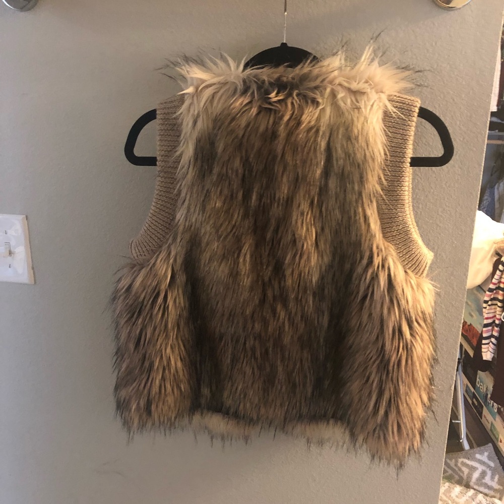 Rebecca Taylor wool alpaca and acrylic vest - Picture 2 of 8